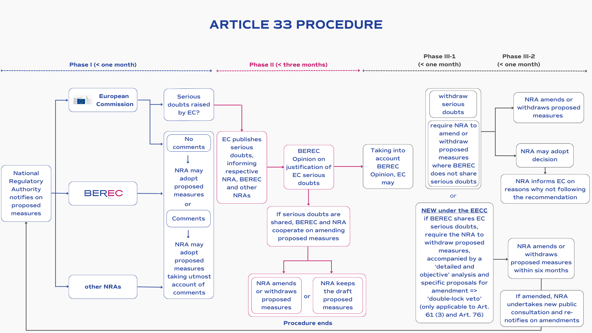 The image includes a flow-chart of the Article 33 procedure, described in text form on this web page.