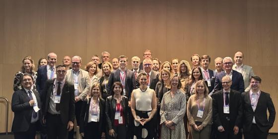 The image shows the BEREC delegation at the Mobile World Congress 2026 in Barcelona, Spain.