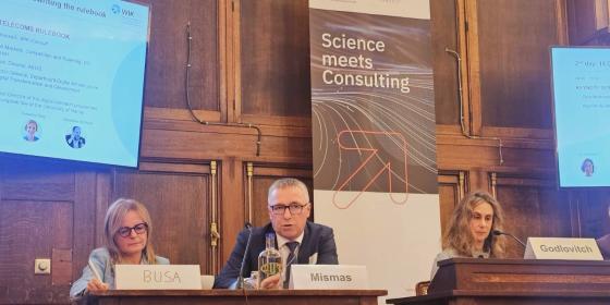 The image shows Marko Mismas at the WIK conference 2026.