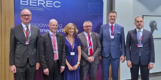 The image shows the members of the BEREC Miniboard 2027.