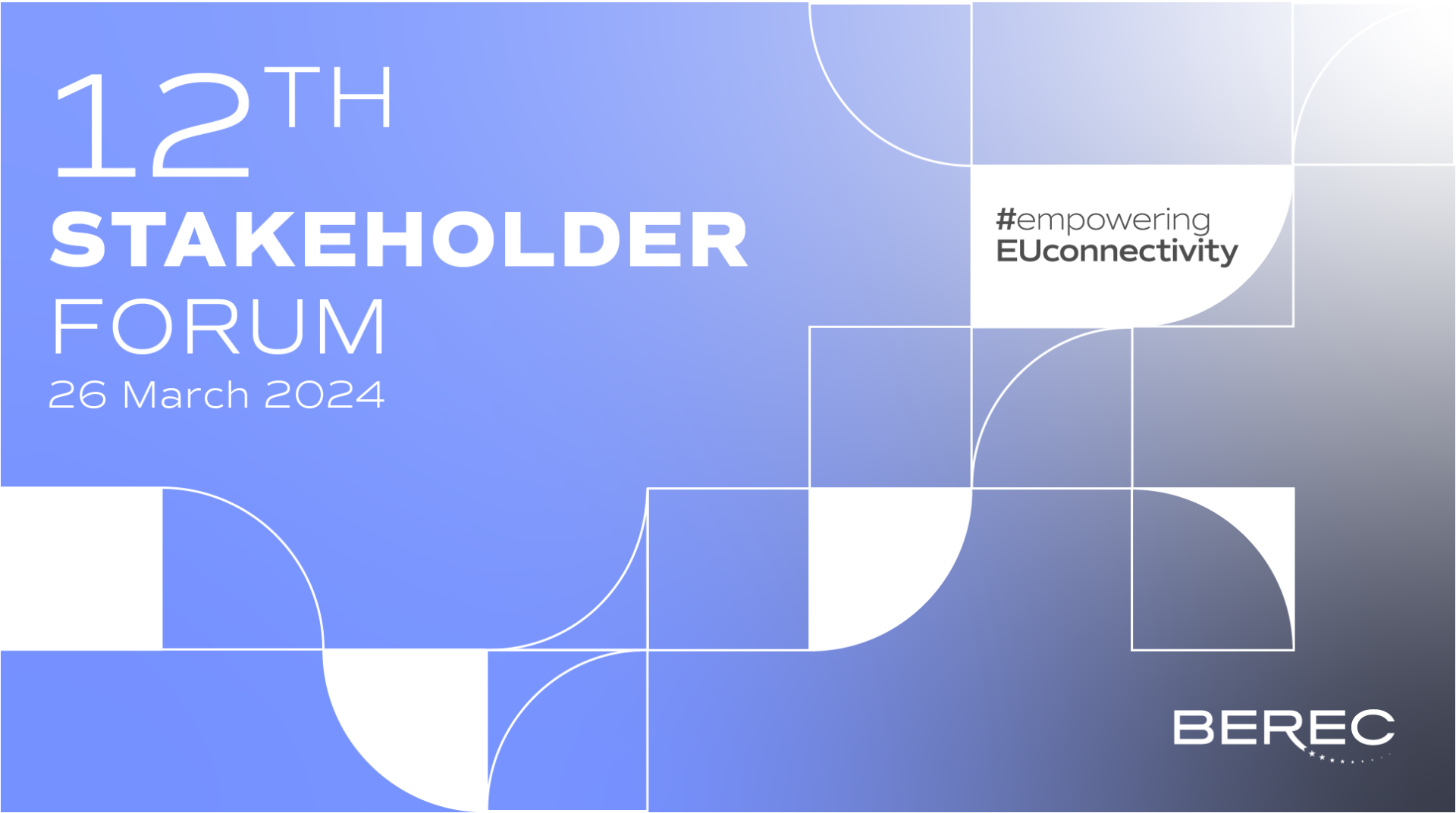 Visual for the 12th BEREC Stakeholder Forum