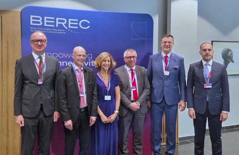 The image shows the members of the BEREC Miniboard 2027.