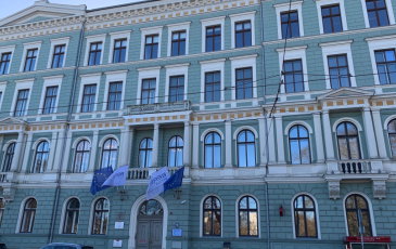 The image shows the front of the building where the premises of the BEREC Office are located