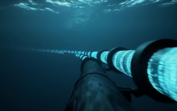 The mage shows a subsea cable.