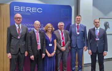 The image shows the members of the BEREC Miniboard 2027.