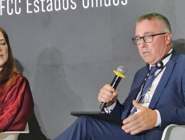 The image shows BEREC Chair 2026 Marko Mismas during a panel discussion.