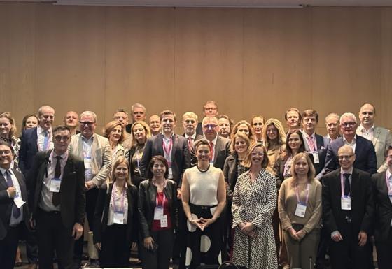 The image shows the BEREC delegation at the Mobile World Congress 2026 in Barcelona, Spain.