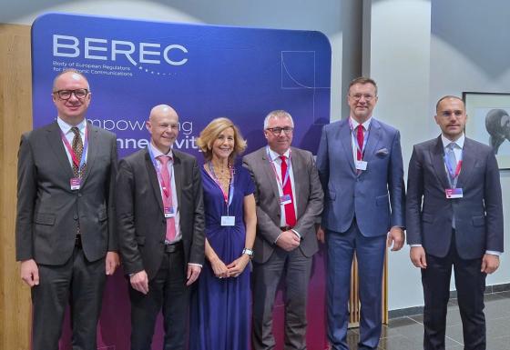 The image shows the members of the BEREC Miniboard 2027.